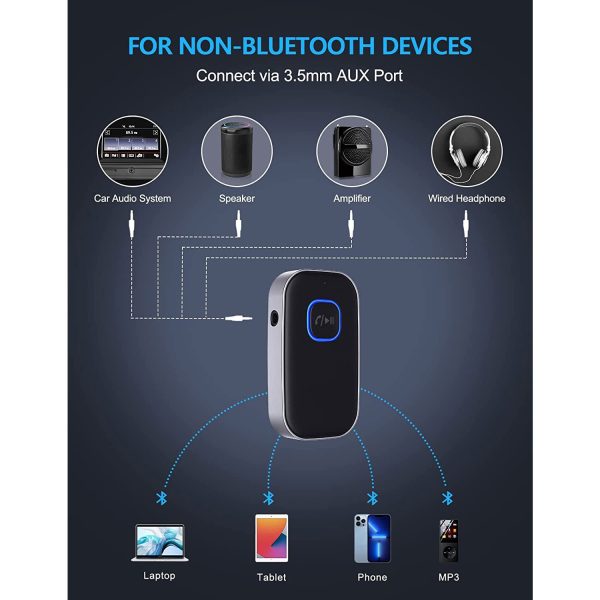 COMSOON Upgraded Bluetooth 5.0 Receiver for Car - Görsel 2