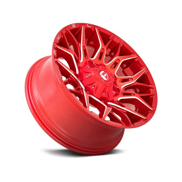 FUEL® - D771 TWITCH 1PC Candy Red with Milled Accents - Görsel 3